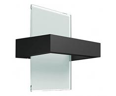 Philips myGarden Afterglow - Aplique negro en aluminio y cristal, LED integrado y garantÃa de 5 años, iluminación exterior