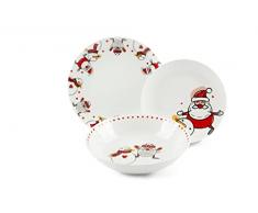 Excelsa Snowman 65991 - Servicio de platos de 18 piezas,
