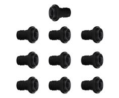10 tapones de botella reutilizables de silicona para bomba de vacÃo para vino, cerveza, champán, alcohol, vino espumoso, negro