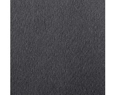 Clairefontaine - Ref 93770C - Papel de dibujo granulado de color Etival (24 hojas de papel), 50 x 65 cm, 160 g/m², color negro, sin ácidos, pH neutro