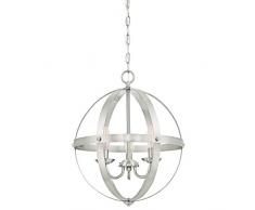 Westinghouse Lighting níquel Cepillado Westinghouse iluminación 63419 Lámpara de araña para Interiores Stelle Mira de Tres Brazos, Acabado