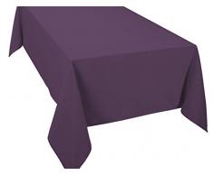 Alba MC0103080140180 - Mantel resinado de loneta antimanchas, color morado