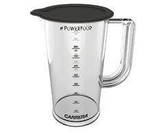 CARRERA Vaso medidor con tapa con cierre, para batidora de mano, plÃ¡stico (sin BPA), 800 ml