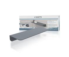 SCHÃTTE 10501 - Estante de Ducha Autoadhesivo sin taladrar, Color Antracita, para Pegar en la Pared, 350 x 50 x 125 mm