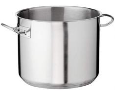 LACOR 8414271039867 Olla Baja con Tapa, 32 cm, Stainless Steel, Silver