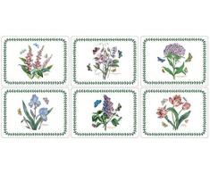 Pimpernel Portmeirion Botanic Garden Small Size manteles Individuales de 12 x 9 Pulgadas (Juego de 6) (Blanco, 12 Pulgadas - 9 Pulgadas)