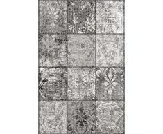 Homemania - Alfombra Impresa, 25% poliÃ©ster, 75% algodÃ³n, Multicolor