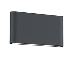 Trio Thames II Aplique de Exterior LED Integriert, 5 W, Antracita, 3 x 17.5 x 9 cm