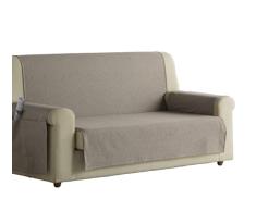 Zebra Textil Baden Protector de Sofa, Tela, Beige, Chaise Longue 235 cm. Izquierda