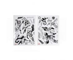 Marvel Value Colour Your Own Window Sticker Pegatinas, Blanco, 32