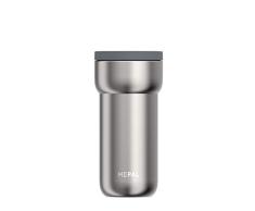 Mepal - Taza Aislante Ellipse - 4 Horas Caliente y 8 Horas FrÃa - Taza Termica para Llevar - Adecuada como Taza de té y Taza de Café - Se Adapta a Todos los Portavasos - 375 ml - Natural Brushed