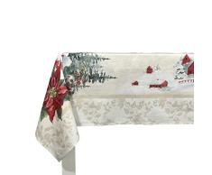 B&C fabrics Mantel Navidad NAF NAF - Mantel Navideño Chamonix (150x150 cm)