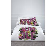 Today 015679 Enjoy Jungle - Funda de edredón de 220 x 240 cm y 2 Fundas de Almohada de 63 x 63 cm, algodón