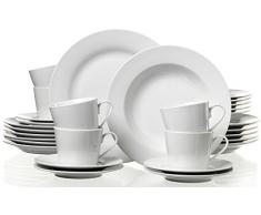 Ritzenhoff & Breker 097252 - Vajilla (30 Piezas), Color Blanco