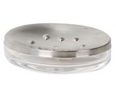 MSV MS1488/140604 - Jabonera sobremesa Transparente/INOX.