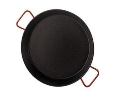 Garcima Paellera Valenciana, Acero, Negro/Rojo, 55 cm, 6 Pack