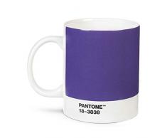 Pantone - Taza (cerámica, 375 ml), Color Violeta, n.º 18-3838, tamaño único