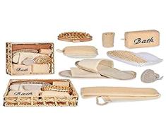 Grupo K-2 Cesta Rattan Cuad C/8 Utensilios Baño Surt