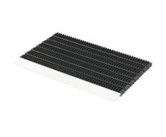 ASTRA 1850030044Â Super Brush Aluminio Felpudo, Negro, 75Â x 45Â x 2,8Â cm