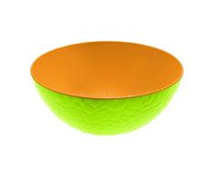 Zak Designs Ensaladera Melon de 20 cm, Color Verde y Naranja, Melamina