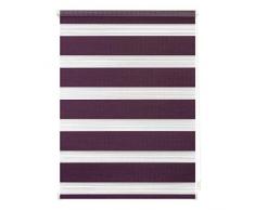 Lichtblick Estor Klemmfix sin Agujeros, Opaco, sombrilla, Morado, 45 cm x 150 cm (B x L)