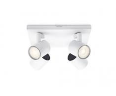 Philips myLiving Runner - Foco de interior con 4Â luces LED, 920 lÃºmenes, metal, 3.5Â W, 24Â x 24Â x 10.9Â cm, color blanco