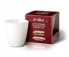 The Greatest Candle In The World Eco Vela con Fragancia de Spice Wood, Cera Vegetal y Vidrio, Blanco, 8.2 x 8.2 x 8.8 cm