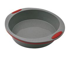 Jata Hogar MC65 Molde para reposterÃ­a y Cocina, Silicona, Gris/Rojo, 23 cm