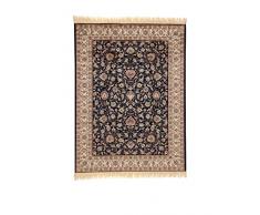 ABC Tappeti Alfombra Farshian Hereke Azul/MarrÃ³n 100 x 140 cm