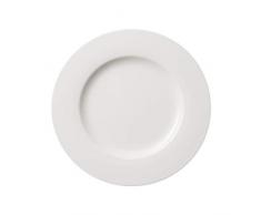 Villeroy & Boch Twist White Plato Llano, 27 cm, Porcelana Premium, Blanco
