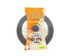 Tecnhogar - Tapa Universal Cristal Silicona 22/24/26 Cm Apta para Microondas
