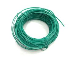 SF SANFOR Sanfor | Alambre para cierre (TWIST TIE) | Press Cut para Cortar Fácilmente | 30 Metros | Cerrar Bolsas, Cables, JardinerÃa, Costura y Manualidades | Color Verde, Mediano
