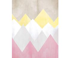 Komar Wandbild Von Sunrise Mountain Spring | Poster, Bild, Wohnzimmer, Schlafzimmer, Dekoration, Kunstdruck | ohne Rahmen | P110A1-40x50 fotomural, carbÃ³n