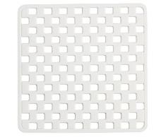 Sealskin Alfombra de BaÃ±o Antideslizante Doby, 50 x 50 x 1 cm, Caucho, Blanco
