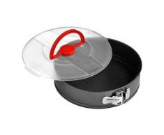 Quttin 52272 Molde Horno Cierre con Tapa, 26 x 6.8 cm/04 mm, Aluminio