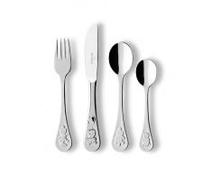 Villeroy & Boch Teddy Cubertería infantil, 4 piezas, acero inoxidable