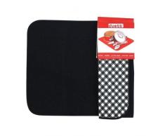 duett 508300 - Tapete escurridor, color negro
