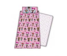 LOL SURPRISE Juego sábanas 90cm (LOL-18-209), Rosa, 90