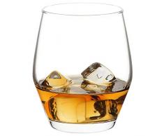 LAV 6 piezas de Ella whisky Vasos Set - Moderno Long Drink vidrio Vasos de cóctel - 370ml