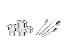 Zwilling - BaterÃ­a de Cocina, Acero Inoxidable, Gris Brillante + Bela - Set de Cubiertos de Mesa, 42 Piezas, Acero Inoxidable, 35 x 25 x 10 cm