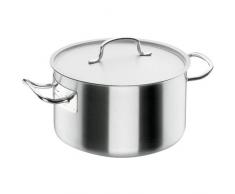 Lacor - 50033 - Cacerola Alta Con Tapa Chef Classic 32cm Inox