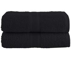 NatureMark Toalla de Sauna, Negro