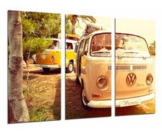 Cuadros Camara Poster FotogrÃ¡fico Furgoneta volkswagen vintage hippie TamaÃ±o total: 97 x 62 cm XXL, Multicolor