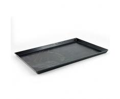 Hornear cacerolas Agnelli Rectangular Sheet Metal Azul, Espesor 0,8 cm, Negro, 60x40x3 cm