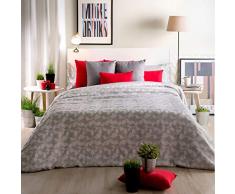 Sancarlos Liseron Funda nÃ³rdica, Microfibra, Gris, Matrimonial, Cama 135