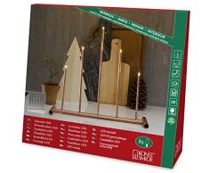 Konstmide candelabro, cobreados, 5 diodos de luz blanca cÃ¡lida, 3 V transformador interno, cable negro 3542-010TR