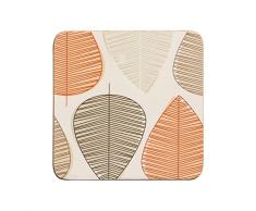 Premier Housewares Posavasos de Hojas, Juego de 4, Verde