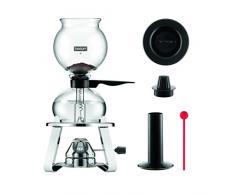 Bodum - K1218-16 - Pebo - Cafetera Alambique 8 Tazas - 1,0 l + con Calentador de Gas y Accesorios