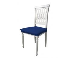 Italian Bed Linen Più Bello Set Fundas de Silla, Poliéster, Azul eléctrico, 45x45x5 cm, 2 Unidades