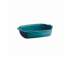 Emile Henry EH609650 - Bandeja rectangular para horno (cerÃ¡mica, 29 x 19 x 7 cm), color azul